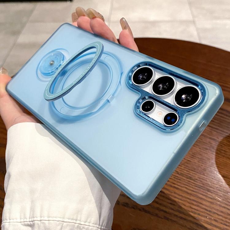 For Samsung Galaxy S25 Ultra 5G Rotation Holder MagSafe Phone Case