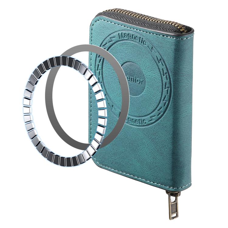 Denior V17 Skin Feel MagSafe RFID Zipper Wallet Card Bag Case