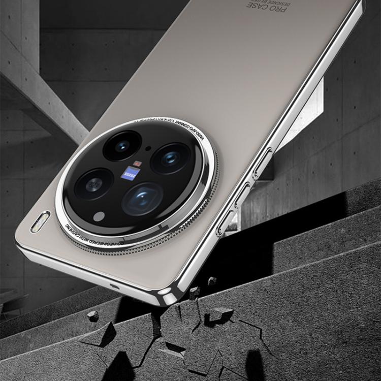For vivo X200 Pro GKK Integrated AG Phantom All-inclusive Shockproof Phone Case without Pen
