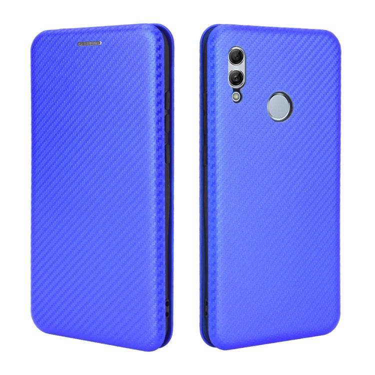 For Huawei Honor 10 Lite / P smart (2019) Carbon Fiber Texture Horizontal Flip TPU + PC + PU Leather Case with Card Slot