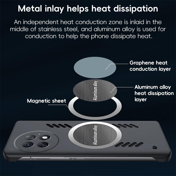 For OnePlus 13 All-inclusive Lens Frameless Graphene Cooling Phone Case