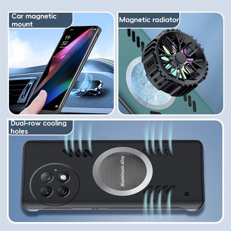 For OnePlus 13 All-inclusive Lens Frameless Graphene Cooling Phone Case