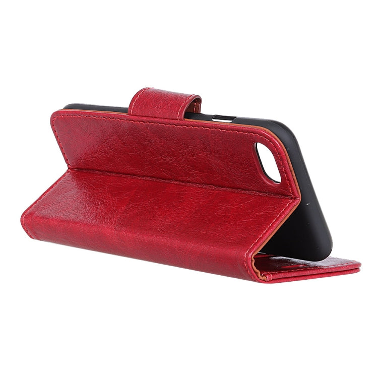 For iPhone SE 2022 / SE 2020 Napa Texture Horizontal Flip Leather Case with Holder & Card Slot & Wallet