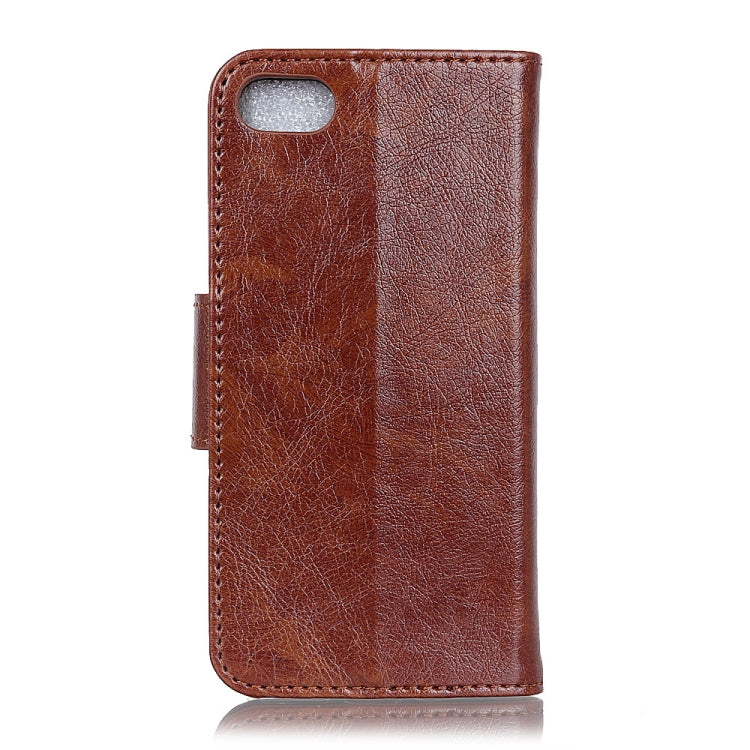 For iPhone SE 2022 / SE 2020 Napa Texture Horizontal Flip Leather Case with Holder & Card Slot & Wallet