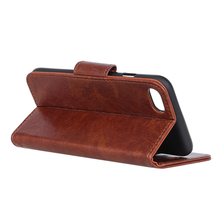 For iPhone SE 2022 / SE 2020 Napa Texture Horizontal Flip Leather Case with Holder & Card Slot & Wallet