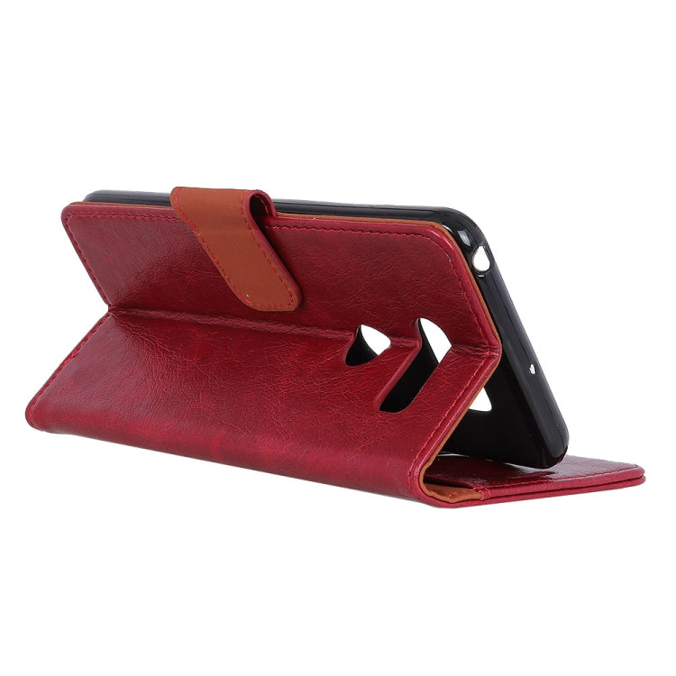 For LG Q70 Napa Texture Horizontal Flip Leather Case with Holder & Card Slot & Wallet