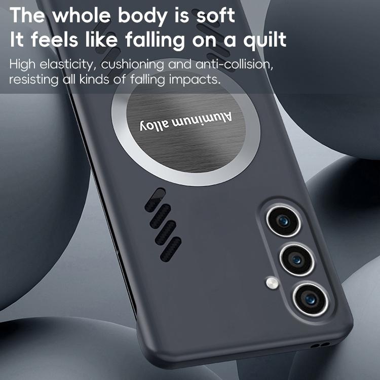 For Samsung Galaxy S25+ 5G All-inclusive Lens Frameless Graphene Cooling Phone Case