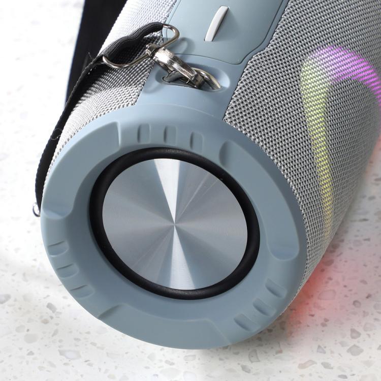 T&G TG676 30W Music Battle Drum Portable Strap Bluetooth Speaker with RGB Light