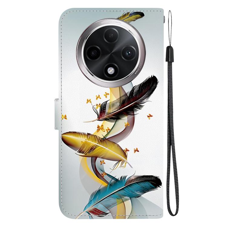 For OPPO A3 Pro 5G / K12X 5G Crystal Texture Colored Drawing Leather Phone Case