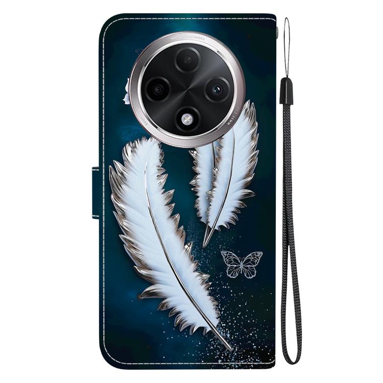 For OPPO A3 Pro 5G / K12X 5G Crystal Texture Colored Drawing Leather Phone Case