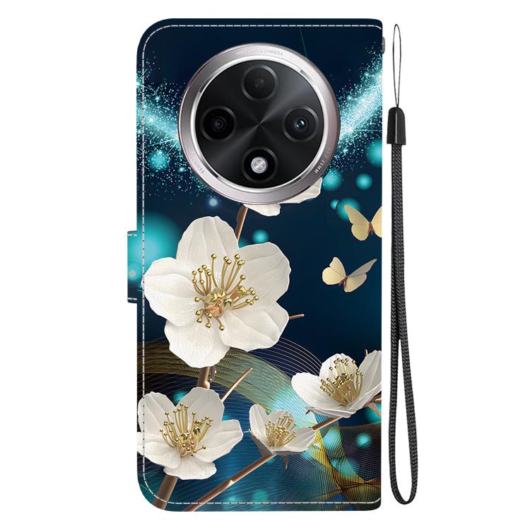 For OPPO A3 Pro 5G / K12X 5G Crystal Texture Colored Drawing Leather Phone Case