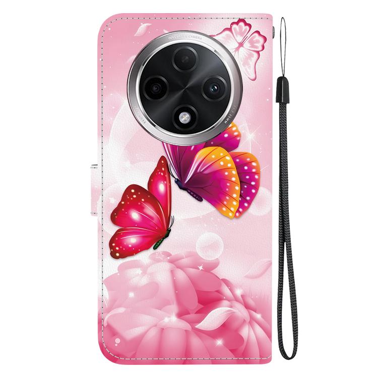 For OPPO A3 Pro 5G / K12X 5G Crystal Texture Colored Drawing Leather Phone Case
