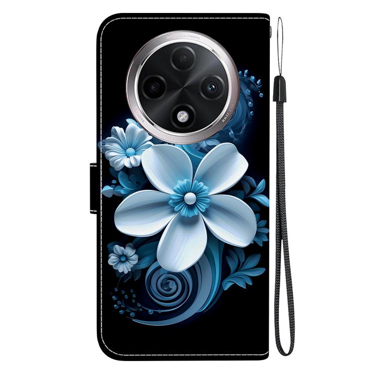For OPPO A3 Pro 5G / K12X 5G Crystal Texture Colored Drawing Leather Phone Case