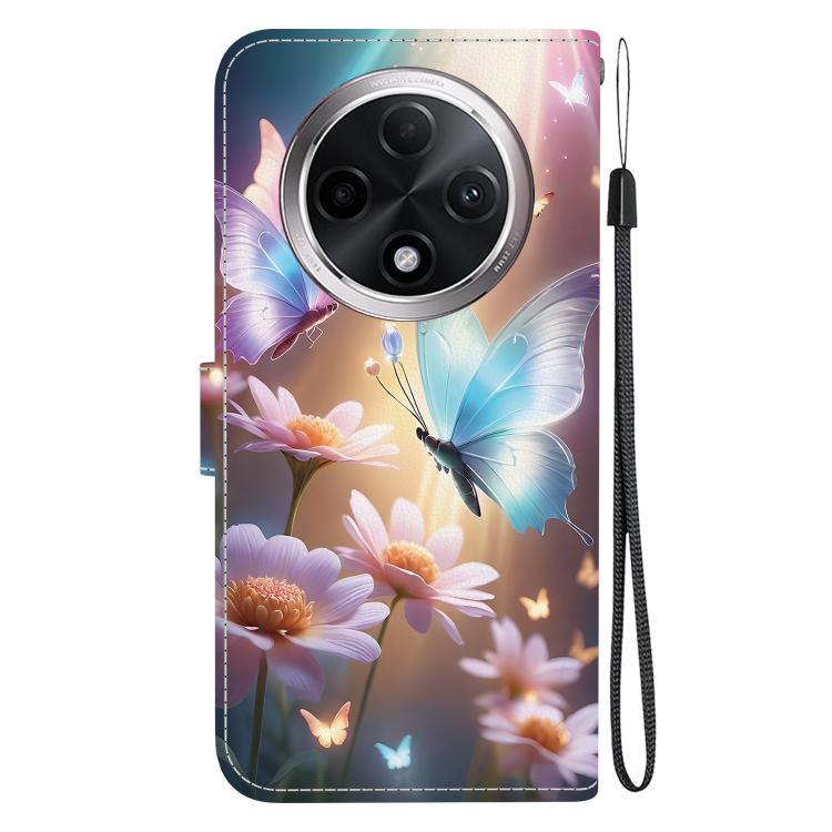 For OPPO A3 Pro 5G / K12X 5G Crystal Texture Colored Drawing Leather Phone Case