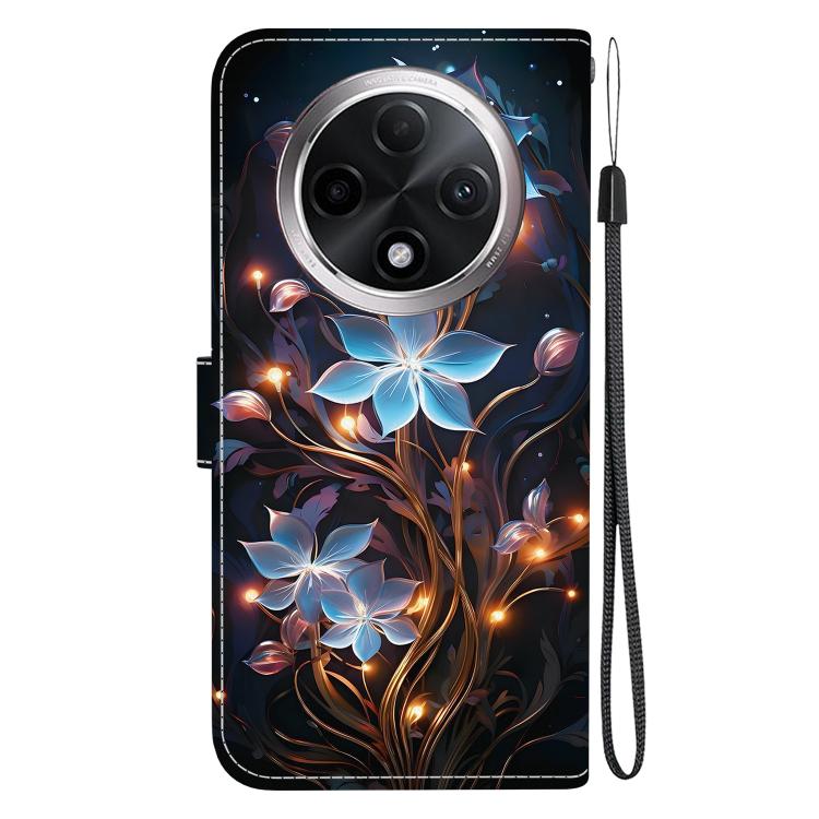 For OPPO A3 Pro 5G / K12X 5G Crystal Texture Colored Drawing Leather Phone Case