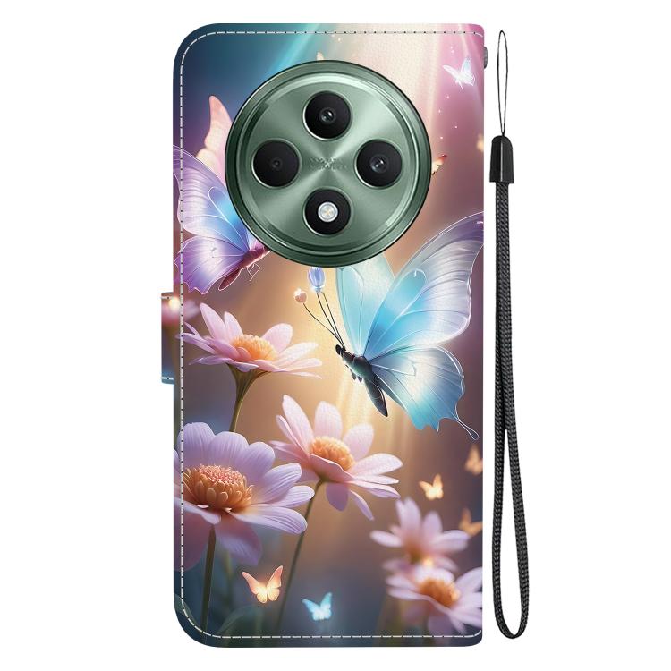 For OPPO Reno12 F 5G Crystal Texture Colored Drawing Leather Phone Case