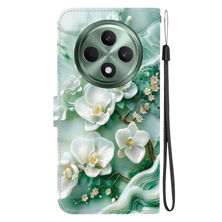 For OPPO Reno12 F 5G Crystal Texture Colored Drawing Leather Phone Case