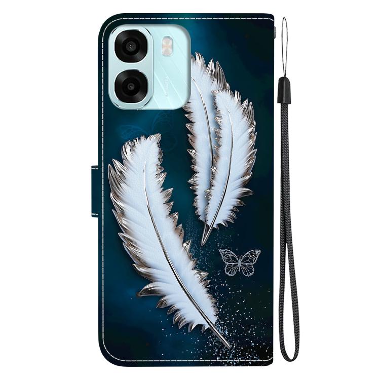 For OPPO A6 / A6s / A6t / A6x 4G / 5G Global Crystal Texture Colored Drawing Leather Phone Case