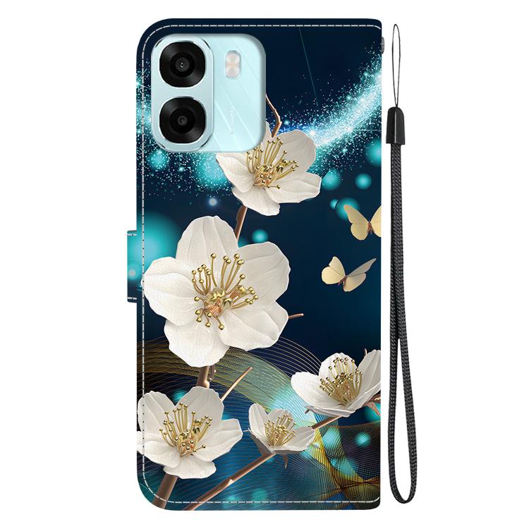For OPPO A6 / A6s / A6t / A6x 4G / 5G Global Crystal Texture Colored Drawing Leather Phone Case