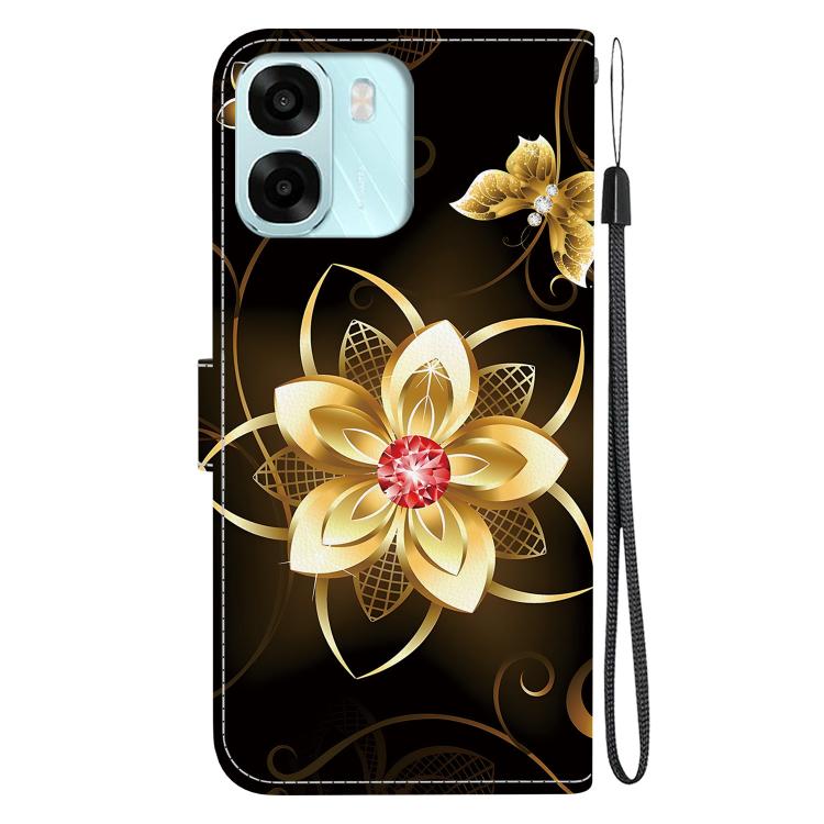 For OPPO A6 / A6s / A6t / A6x 4G / 5G Global Crystal Texture Colored Drawing Leather Phone Case