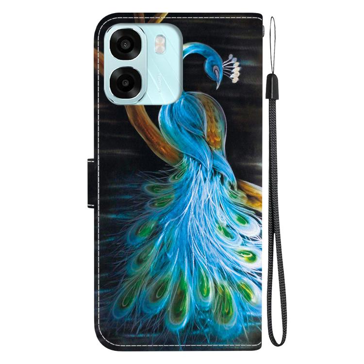 For OPPO A6 / A6s / A6t / A6x 4G / 5G Global Crystal Texture Colored Drawing Leather Phone Case