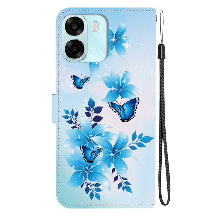 For OPPO A6 / A6s / A6t / A6x 4G / 5G Global Crystal Texture Colored Drawing Leather Phone Case