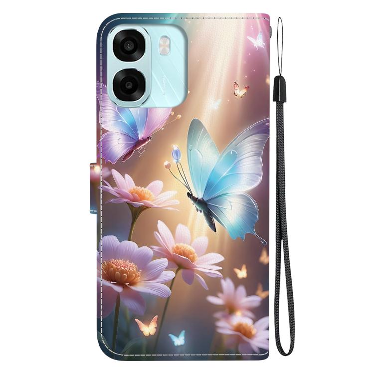 For OPPO A6 / A6s / A6t / A6x 4G / 5G Global Crystal Texture Colored Drawing Leather Phone Case