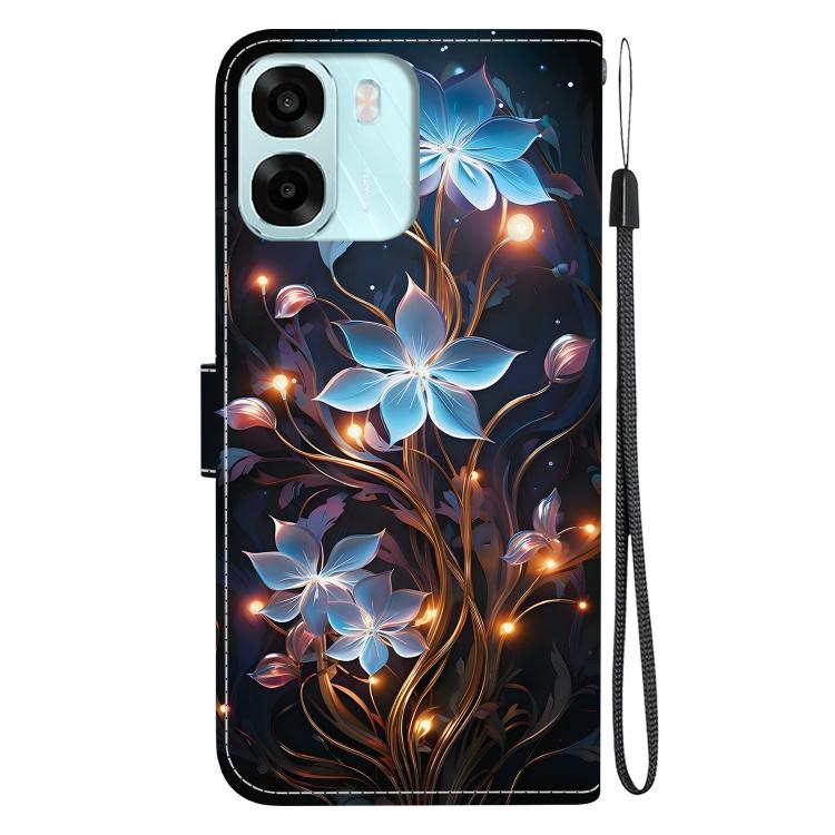 For OPPO A6 / A6s / A6t / A6x 4G / 5G Global Crystal Texture Colored Drawing Leather Phone Case