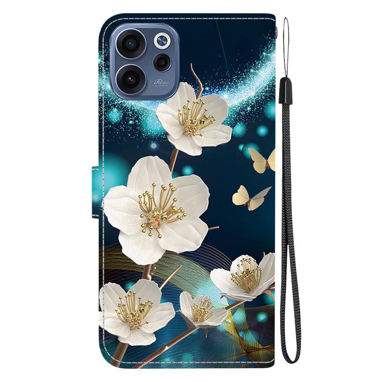 For OPPO Reno15 F 5G Global Crystal Texture Colored Drawing Leather Phone Case