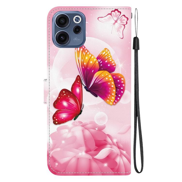 For OPPO Reno15 F 5G Global Crystal Texture Colored Drawing Leather Phone Case