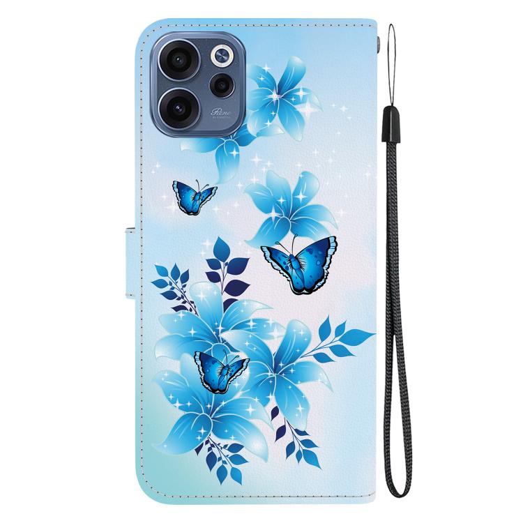 For OPPO Reno15 F 5G Global Crystal Texture Colored Drawing Leather Phone Case