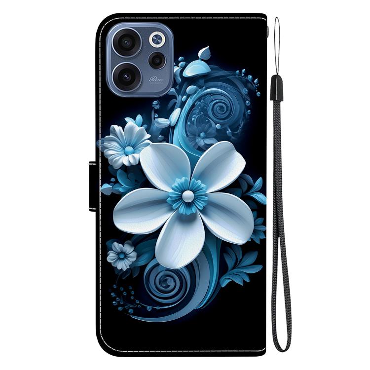 For OPPO Reno15 F 5G Global Crystal Texture Colored Drawing Leather Phone Case