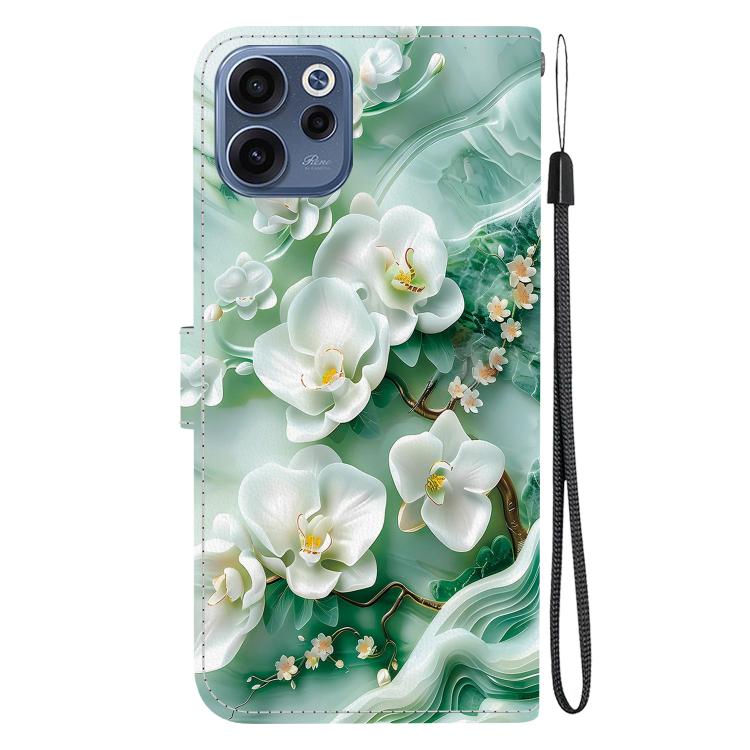 For OPPO Reno15 F 5G Global Crystal Texture Colored Drawing Leather Phone Case