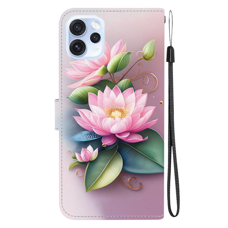 For OPPO Reno15 Pro 5G / Reno15 Pro Mini 5G Crystal Texture Colored Drawing Leather Phone Case