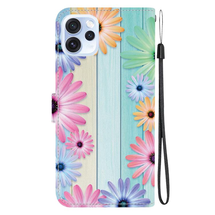 For OPPO Reno15 Pro 5G / Reno15 Pro Mini 5G Crystal Texture Colored Drawing Leather Phone Case