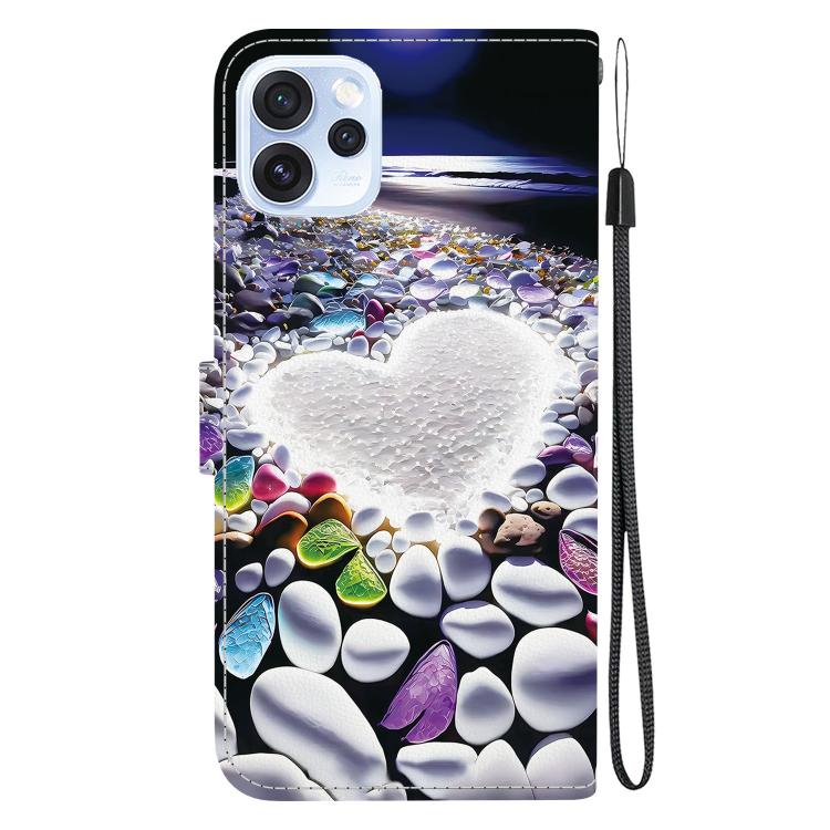 For OPPO Reno15 Pro 5G / Reno15 Pro Mini 5G Crystal Texture Colored Drawing Leather Phone Case