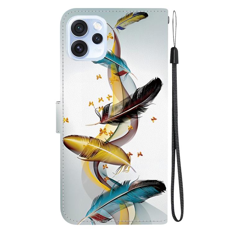 For OPPO Reno15 Pro Max 5G / Reno15 Pro India Crystal Texture Colored Drawing Leather Phone Case