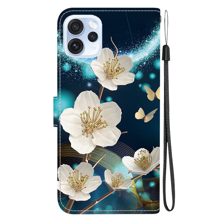 For OPPO Reno15 Pro Max 5G / Reno15 Pro India Crystal Texture Colored Drawing Leather Phone Case