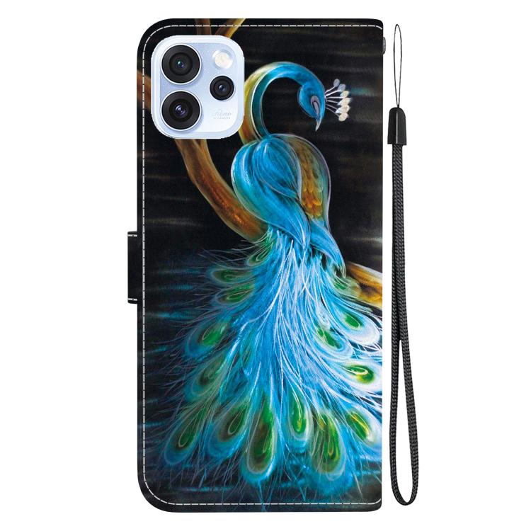 For OPPO Reno15 Pro Max 5G / Reno15 Pro India Crystal Texture Colored Drawing Leather Phone Case