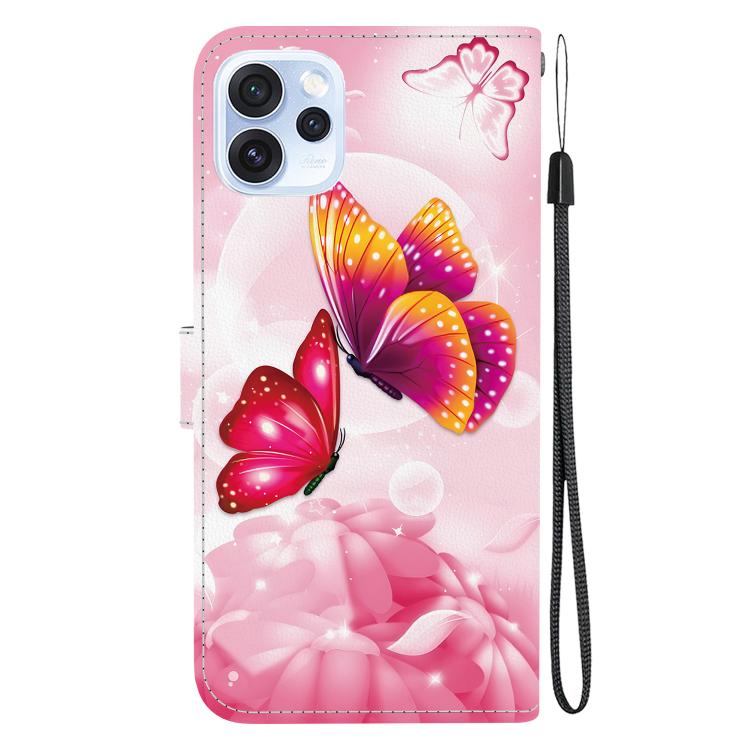 For OPPO Reno15 Pro Max 5G / Reno15 Pro India Crystal Texture Colored Drawing Leather Phone Case