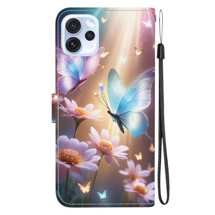 For OPPO Reno15 Pro Max 5G / Reno15 Pro India Crystal Texture Colored Drawing Leather Phone Case