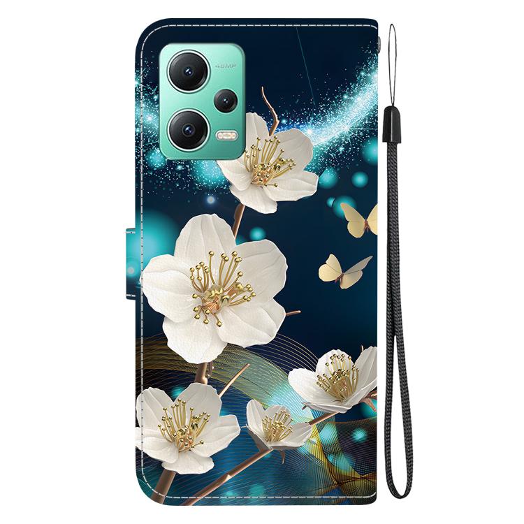For Redmi Note 12 5G / Poco X5 Crystal Texture Colored Drawing Leather Phone Case