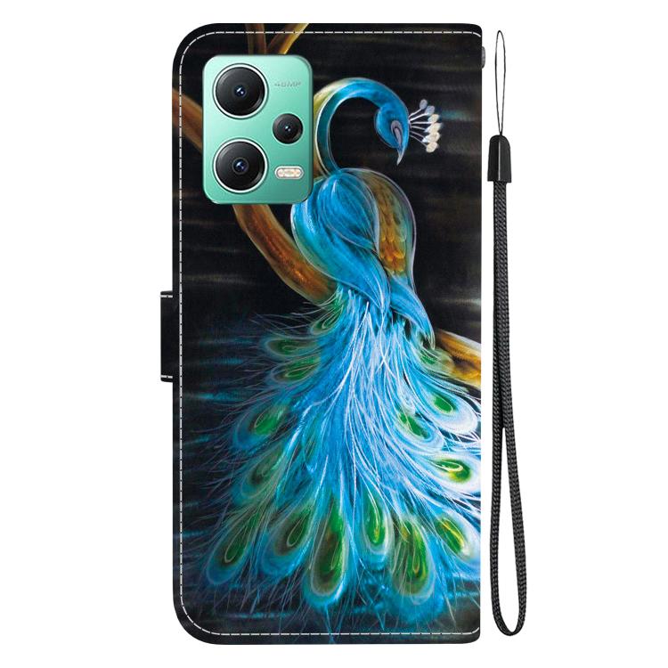 For Redmi Note 12 5G / Poco X5 Crystal Texture Colored Drawing Leather Phone Case