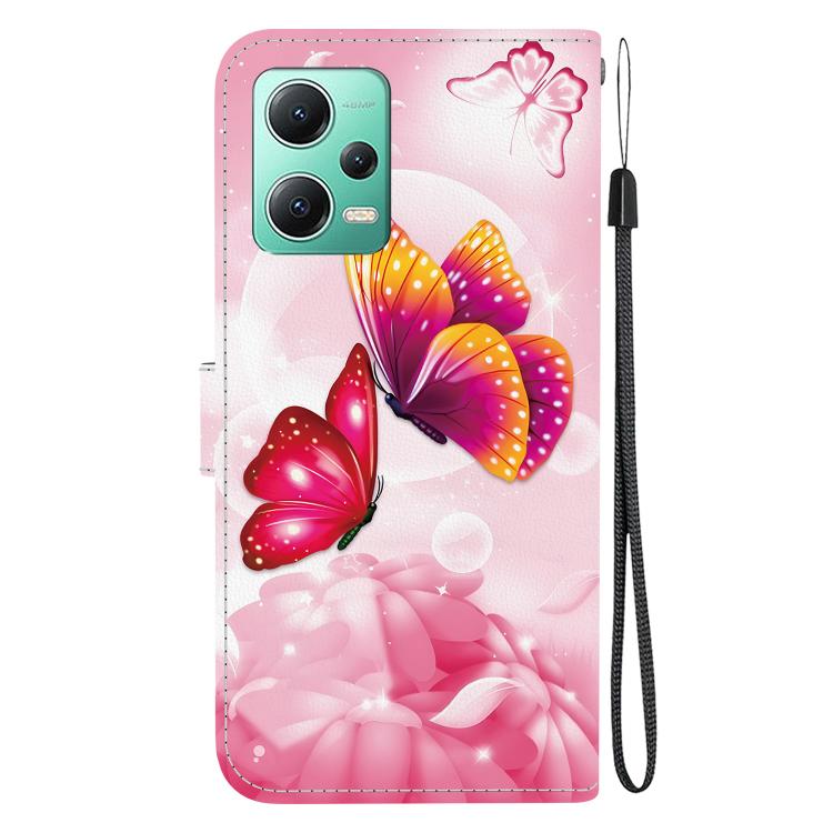 For Redmi Note 12 5G / Poco X5 Crystal Texture Colored Drawing Leather Phone Case