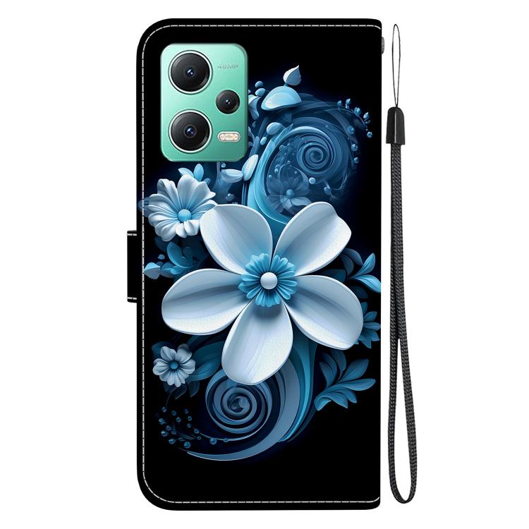 For Redmi Note 12 5G / Poco X5 Crystal Texture Colored Drawing Leather Phone Case