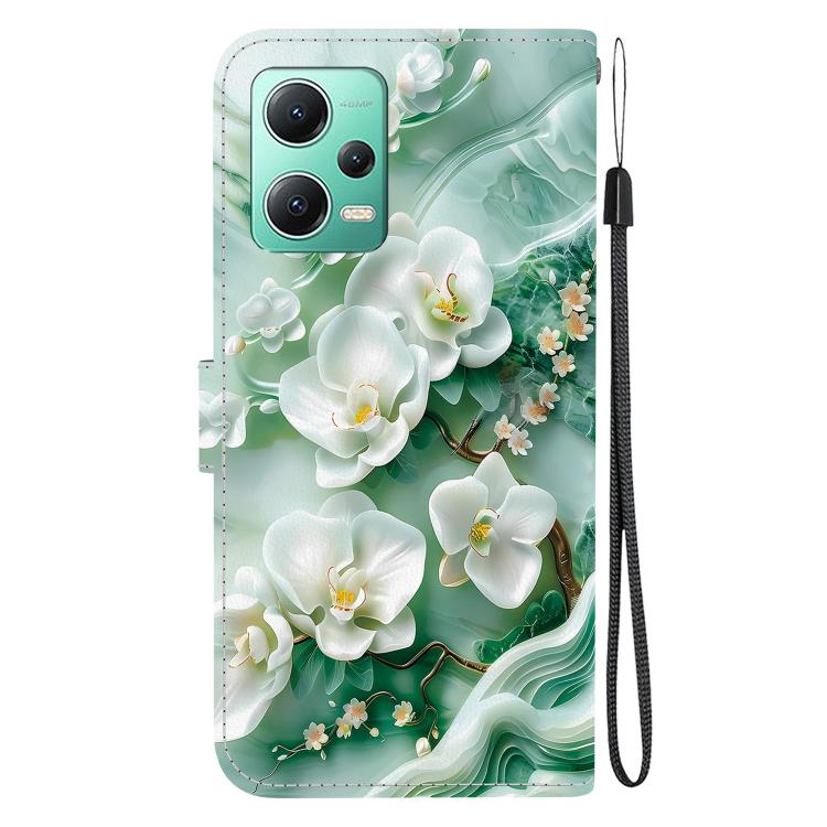 For Redmi Note 12 5G / Poco X5 Crystal Texture Colored Drawing Leather Phone Case