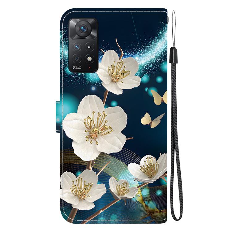 For Redmi Note 12 Pro 4G  Crystal Texture Colored Drawing Leather Phone Case