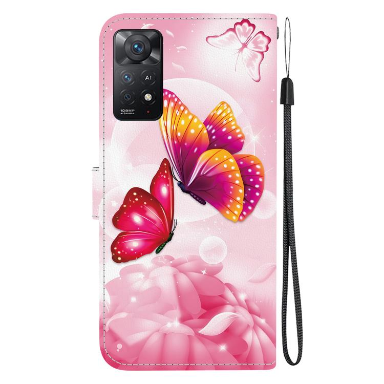 For Redmi Note 12 Pro 4G  Crystal Texture Colored Drawing Leather Phone Case