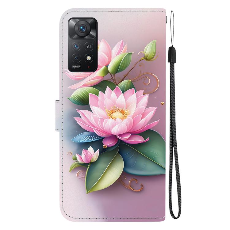 For Redmi Note 12 Pro 4G  Crystal Texture Colored Drawing Leather Phone Case