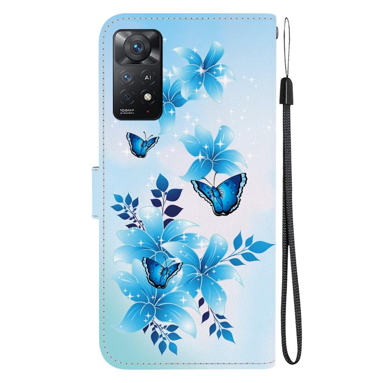 For Redmi Note 12 Pro 4G  Crystal Texture Colored Drawing Leather Phone Case